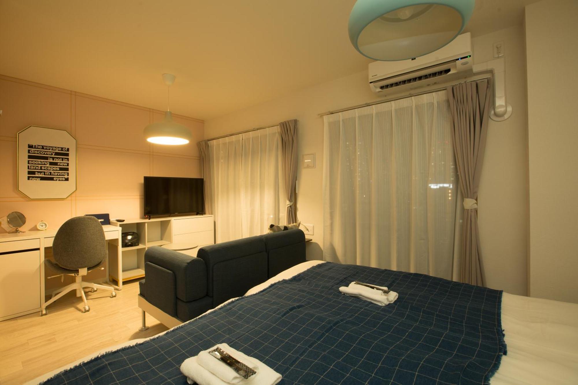 Apartmán Sky Living Namba Ósaka Pokoj fotografie