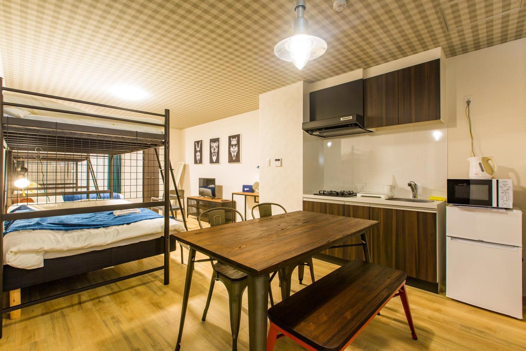 Apartmán Sky Living Namba Ósaka Pokoj fotografie